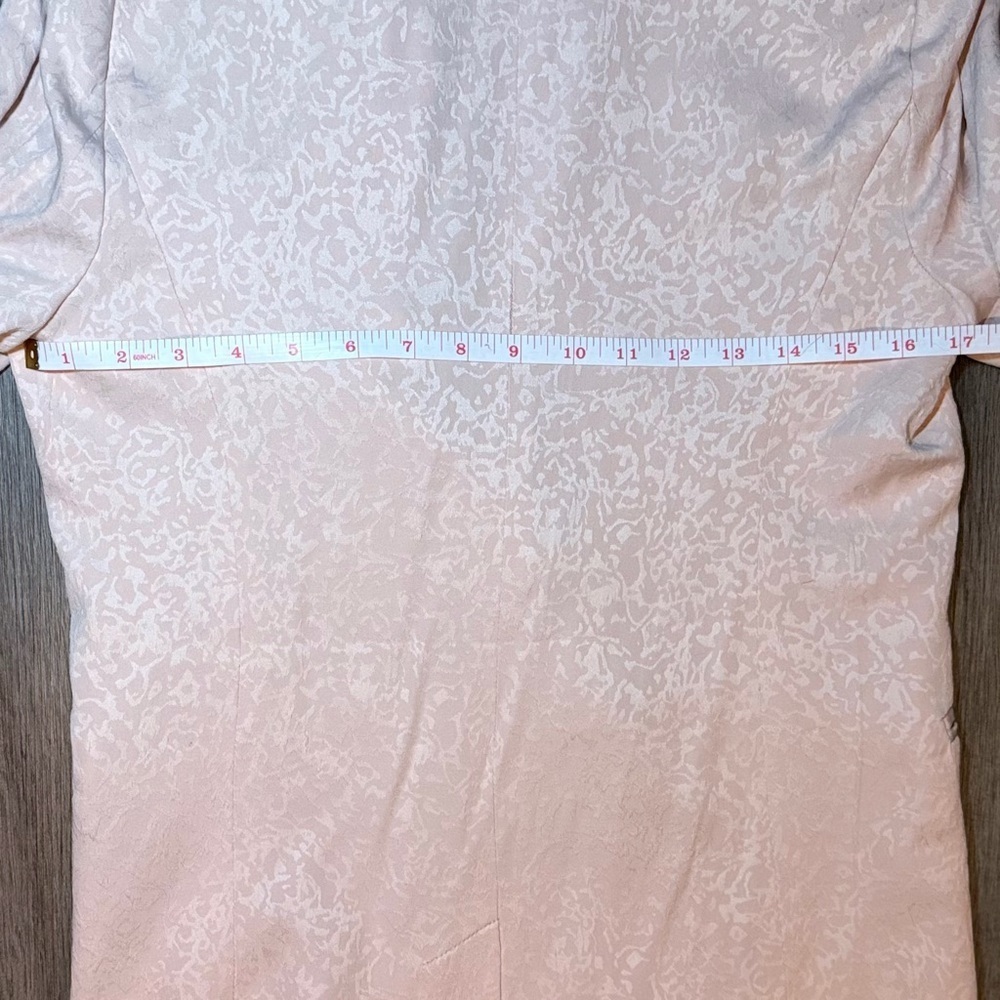House of Harlow 1960 Jacquard Blazer | Blush Pink | XS - Picture 4 of 7